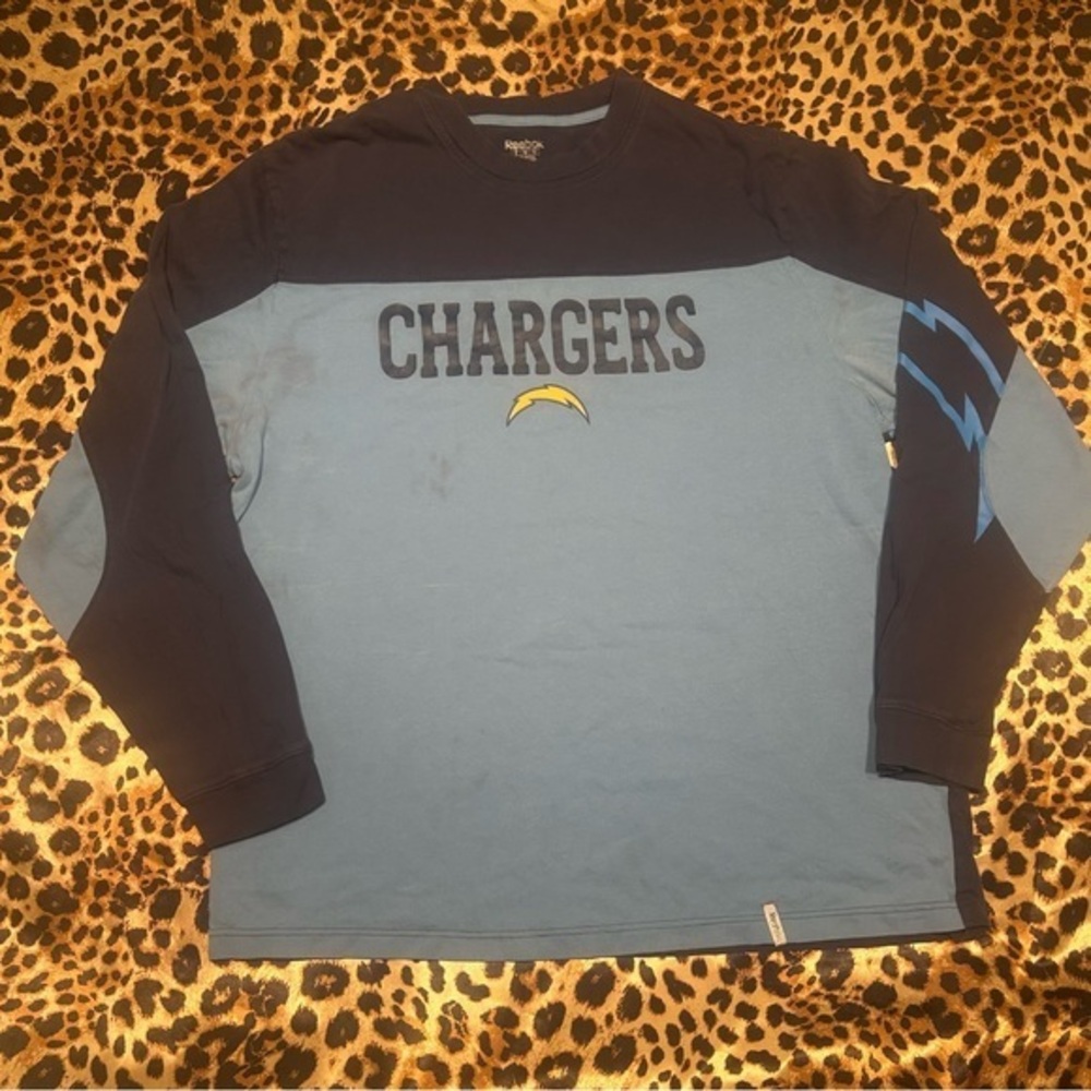 ❌SOLD❌PreLoved Los Angeles Chargers Reebok Long Sleeve Tee